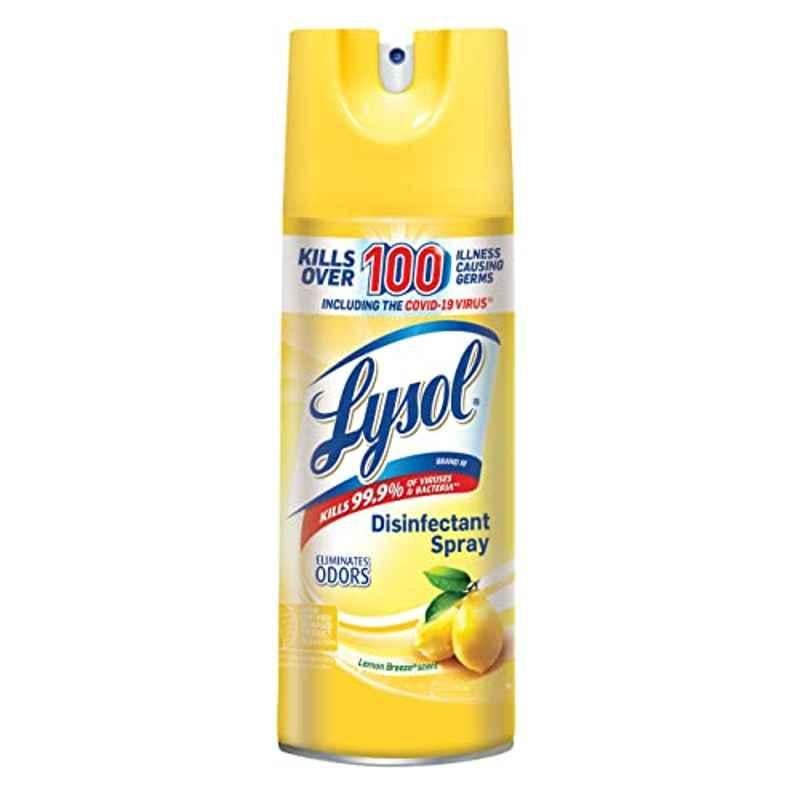 Lysol 12.5 Oz Lemon Breeze Disinfectant Spray