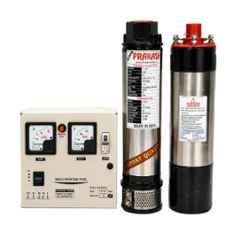Balaji Prakash 1HP 10 Stage Single Phase Oil Filled Submersible Pump with Control Panel