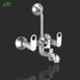 ZAP GEO1 Brass 3 In 1 Wall Mixer with Provision for Overhead Shower & 125mm Long Bend Pipe