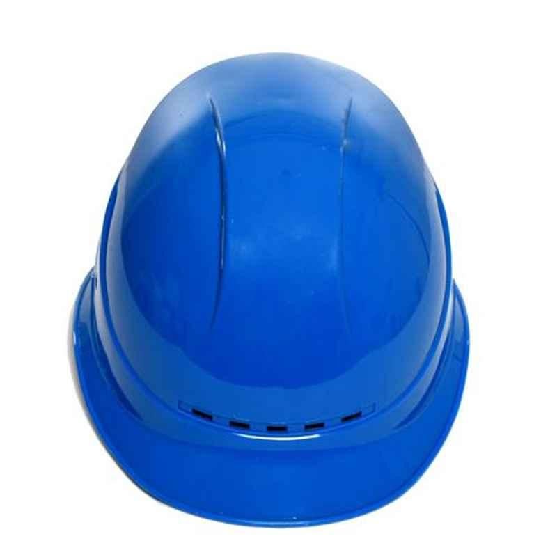 Darit Blue ABS Ratchet Textile Safety Helmet with Foam Sweatband, ES-235