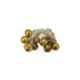 Ever Forever 3m Metal Football Design Golden & Yellow Pixel Light, METALFOOTBALL