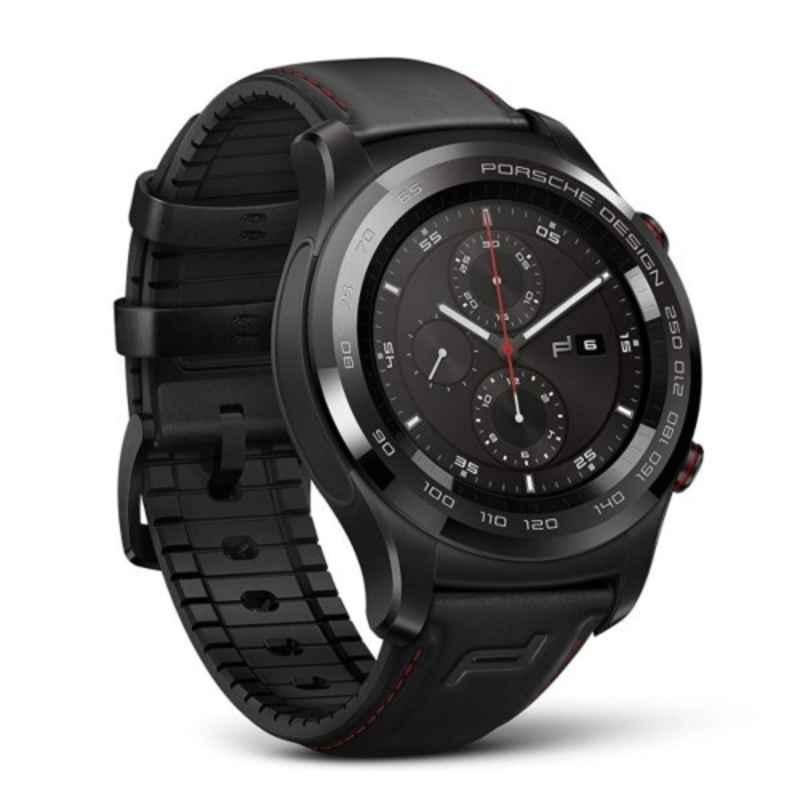 Huawei Watch 2 Porsche Black Smart Watch, HUW-WATCH2-PORSH-BLK