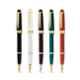 Cross Bailey Black Ink Burgundy Resin & Gold Tone Finish Fountain Pen with 1 Pc Black Pen Ink Cartridge Set, AT0746-11MF