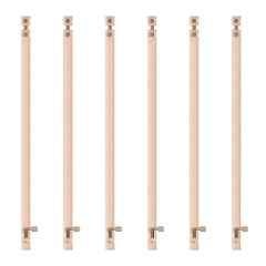 Atom 24 inch Aluminium Rose Gold Finish Heavy Duty Joint-Less Tower Bolt, TB002-RG-24 inch-106 (Pack of 6)
