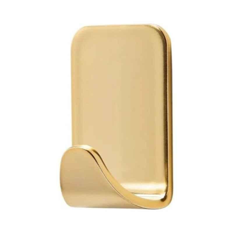 Command Stainless Steel Gold Small Metallic Decoration Hooks, UU010032918 (Pack of 4)