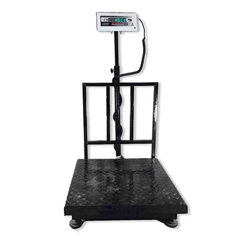 Hsco 500kg 600x600mm  Electronic Platform Weighing Scale, PLCHQ500
