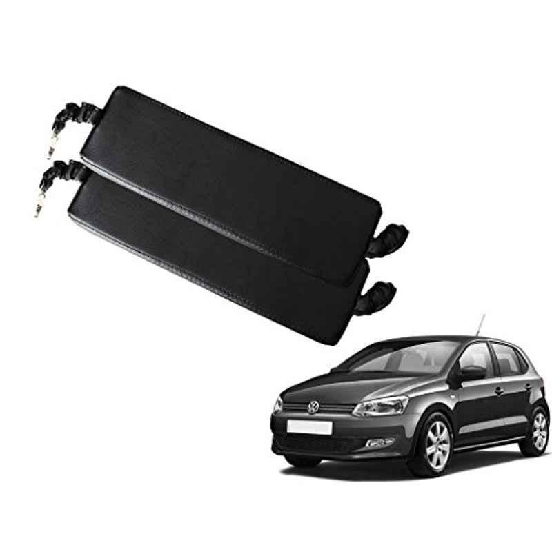 Kozdiko 2 Pcs Black Seat Gap Filler Set for Volkswagen Polo