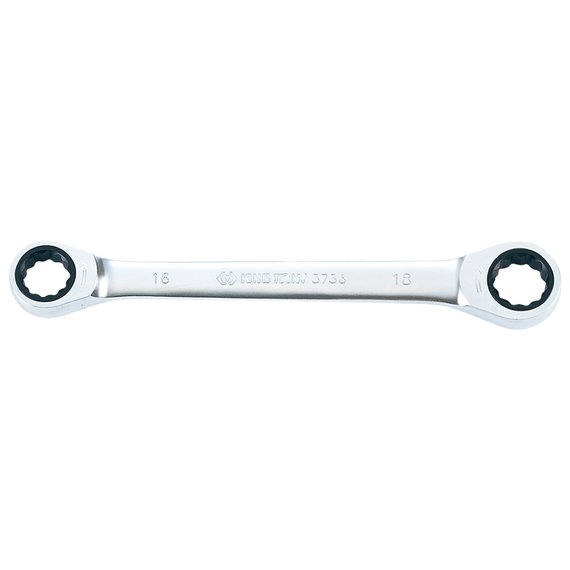 King Tony 8x9mm Chrome Plated Double End Speed Wrench, 37360809M