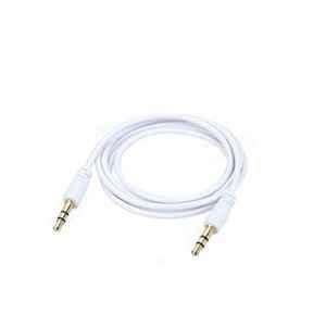 Kozdiko 1.5m 3.5mm Male to Male White Car Stereo Audio Aux Cable for Hyundai Verna Next Gen (2017-Present)