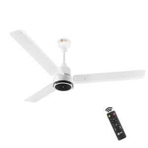 Orient Zeno 32W 5 Star 3 Blade White Ceiling Fan with Remote Control, 2134824311010, Sweep: 1200 mm