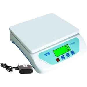 MS 25kg White Digital Weighing Machine with Adapter, TS-500