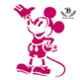 Kayra Decor 16x24 inch PVC Micky Mouse Wall Design Stencil, KHSNT063