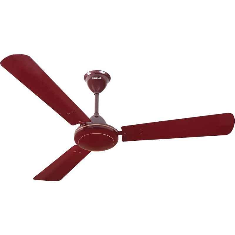 Havells SS390 74W Brown 3 Blade Ceiling Fan, FHCSSSTBRN48, Sweep: 1200 mm
