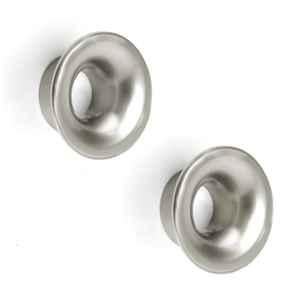 Plantex Knobs for Drawers/Drawer Knobs/Round Knob for Cabinets/Pull-Push Knob for Kitchen/Bedroom Drawer (Pack of 2) Satin