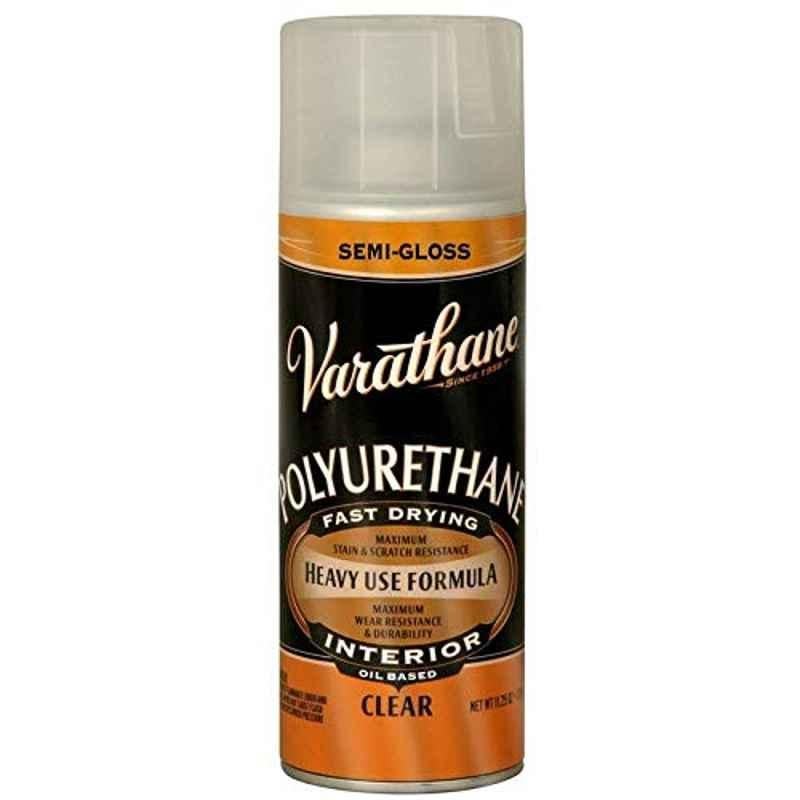 Rust-Oleum Varathane 333ml Clear Semi Glossy Oil-based Interior Spray Paint
