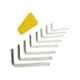 Deli 8Pcs 6mm Metal Troxy Hex Allen Key Set, DL230108