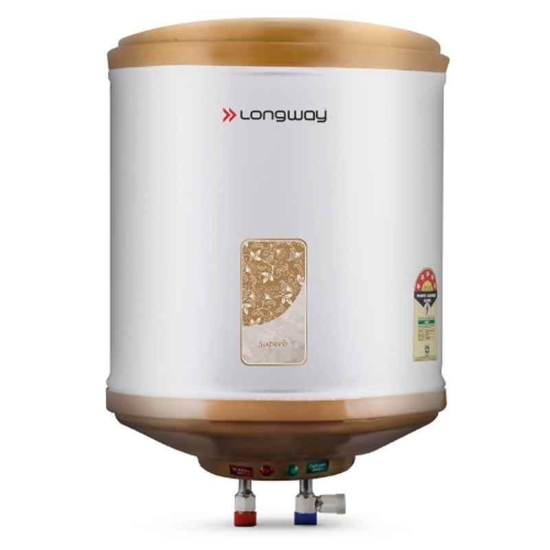 Longway 25L Ivory 5 Star Water Storage Geyser with Free Installation Kit & Anti Dust, Superb