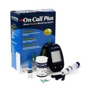 On Call Plus Blood Glucometer with 50 Test Strips