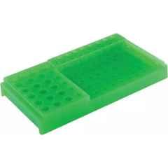 Abdos Polypropylene 96 Places PCR Workstation Rack With Lid, P11103
