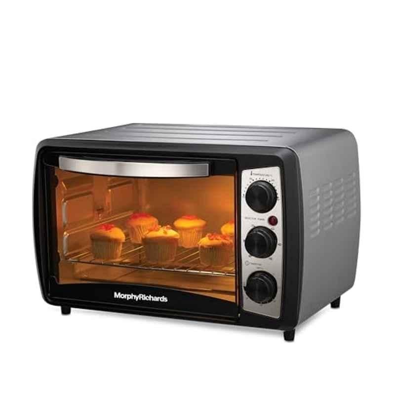 Morphy Richards 20R 20 Litre 1400W Black Oven Toaster Griller with 2 Years Warranty, 510062