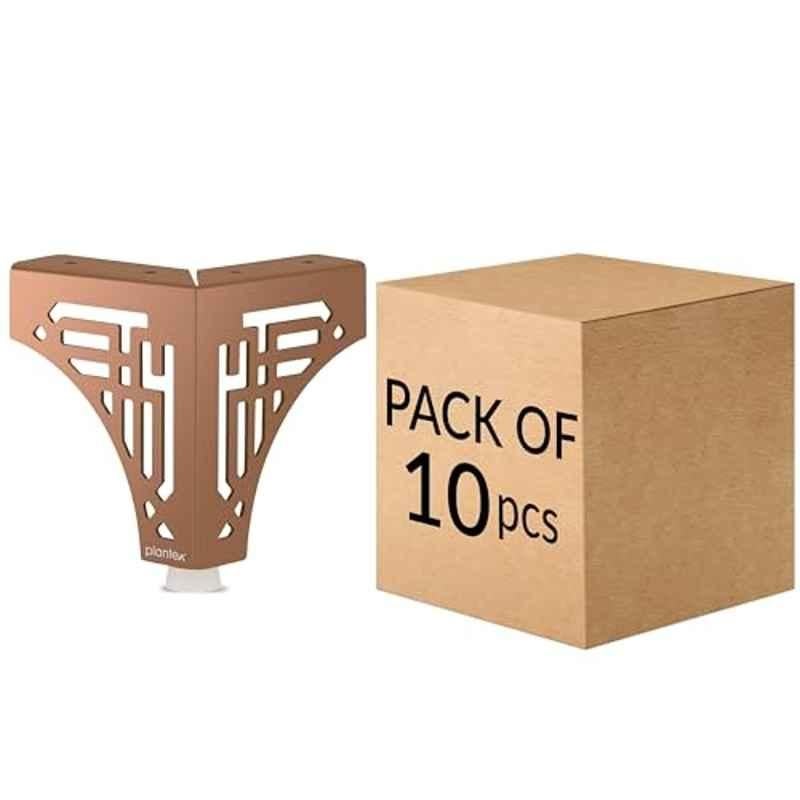 Plantex 4 inch Stainless Steel Rose Gold Sofa Leg/Bed Furniture Leg Pair for Home/Furniture Sofa Leg for Table/Support Leg/Furniture Leg (Pack of 10), APS-DTS-65-4IN-RG-SOFA-LEG-PAIR-PK-5