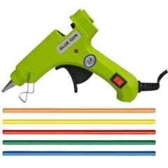 Gunstick 20W Green Glue Gun with 10 Pcs Fluorescent Glue Sticks