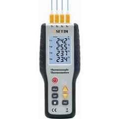 HSETIN HT-9815 13872 Degree Celsius Thermocouple Temperature Meter with 4 Channel