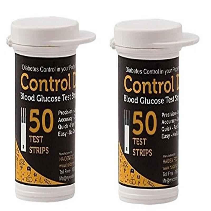 Control D 100 Blood Glucose Test Strips, HDCDSTP100