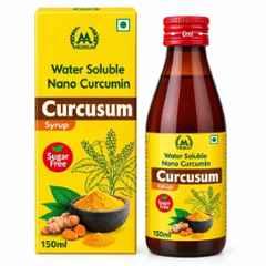 Medisum Biotech 150ml Sugar-Free Nano Curcumin Curcusum Syrup for Boosts Immunity & Improves Digestion