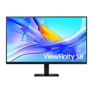 Samsung View Finity S8 32 inch 4K Ultra Slim VA Panel Black LED Montior with USB Type-C, LS32D804UAWXXL