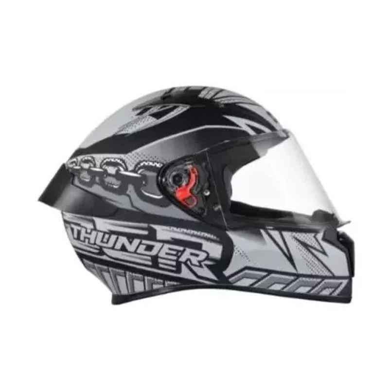 Studds N4 Expanded Polystyrene ISI Certified Black Full Face Helmet, Size: 580 mm