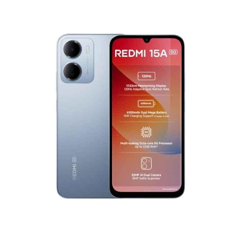 Redmi 15A 6.9 inch 6000mAh 6GB RAM/128GB Storage Awesome Blue Smartphone