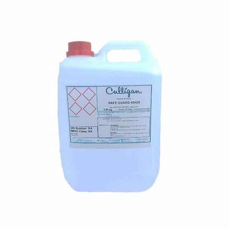 Culligan Multipurpose Disinfectant Solution, 45H25, Safe Guard, DM Approved, 5 L
