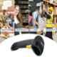 Zebra LS2208 1D White & Black Handheld Barcode Scanner Without Stand