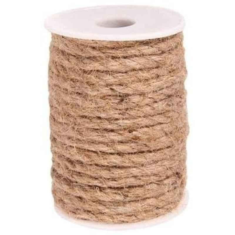 Generic 6mm 32ft Natural Strong Jute Twine Hemp Rope Cord