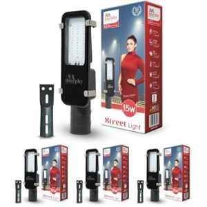 Murphy Galaxy 15W 6500K Aluminium Cool White Outdoor Street Light (Pack of 4)