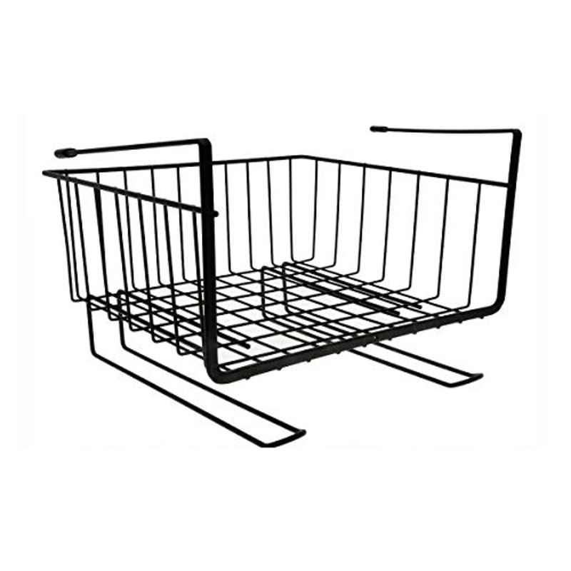 Rubik Black Under Shelf Basket, 19x24.5x28 cm