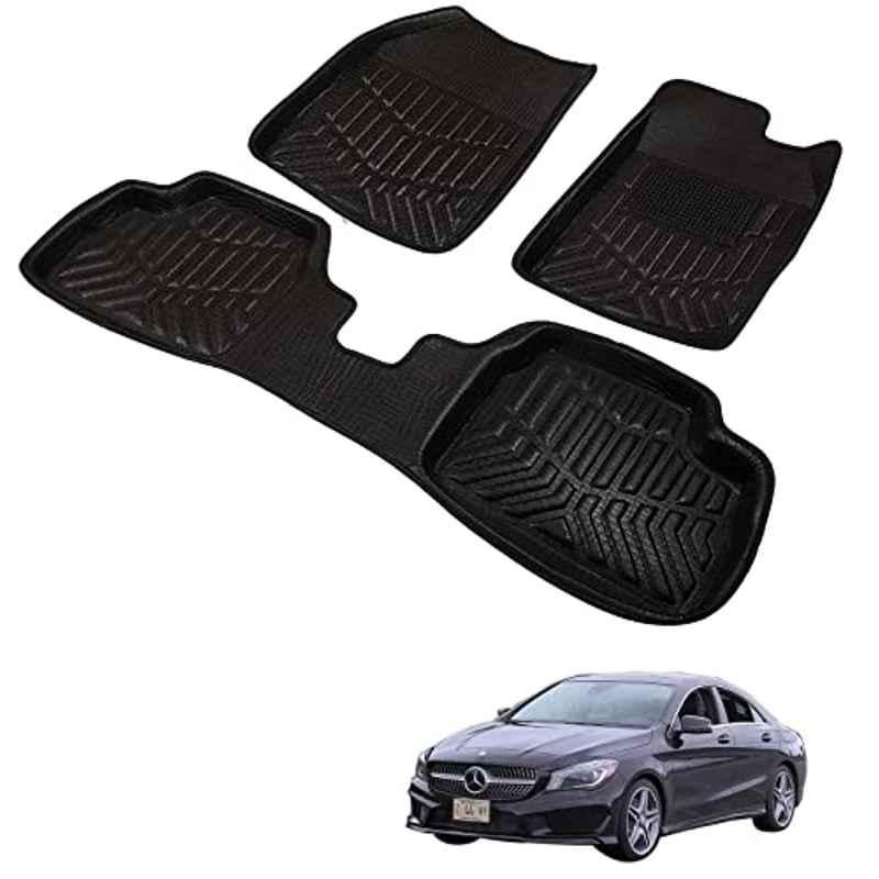 Kozdiko 3D Black Car Foot Mat Set for Mercedes Benz CLA-Class, dshbdhb71