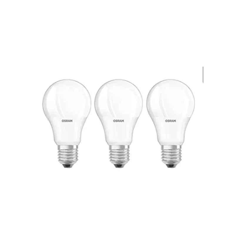 Osram Classic A60 8.5W 806lm 6500K E27 Cool Daylight Frosted LED Bulb (Pack of 3)