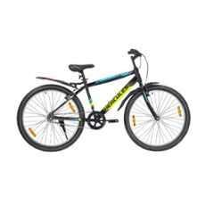 Hercules H10 Street Cat Pro 24T Matte Black & Neon Yellow Single Speed Bicycle