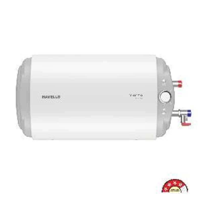 Havells Monza Slim 4S 15 Litre 2kW White Storage Water Heater, GHWBMDSWH015