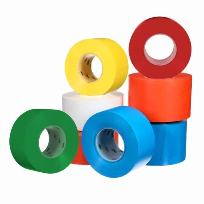 3M 971L 76.2x0.43mm Blue Individually Wrapped Conveniently Packaged Durable Floor Marking Tape, Length: 33 m