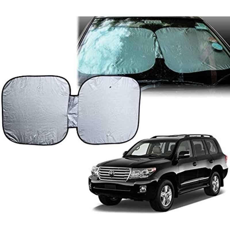 Auto Pearl Polyester Silver Front Window Sunshade Car Curtain for Force Cruiser
