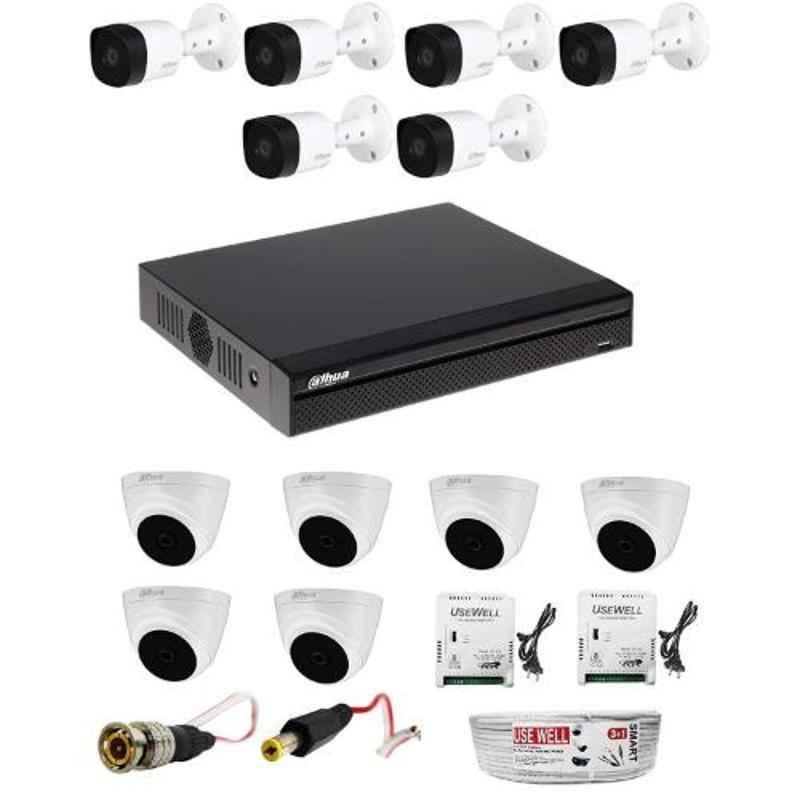 Dahua Full Hd 2MP Cctv Cameras Combo Kit with 6 Dome & 6 Bullet