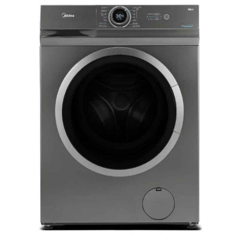 Midea 8kg 1400rpm Titanium Front Loading Washing Machine, MF100W80BT-GCC