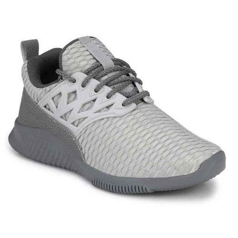 Wonker 6180 Mesh Steel Toe Grey Safety Shoes, Size: 6