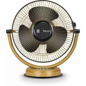 Zigma TIKTIK 45W Beige 3 Blade Quiet Portable Table Fan, Sweep: 300 mm