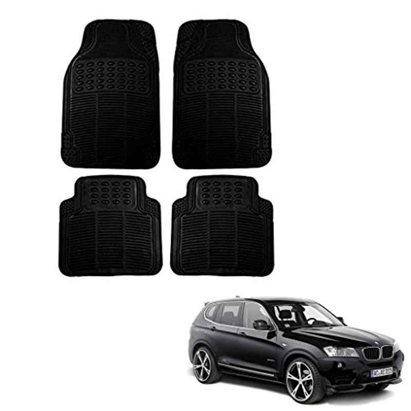 Kozdiko 4 Pcs Black Rubber Car Mat Set for BMW X3