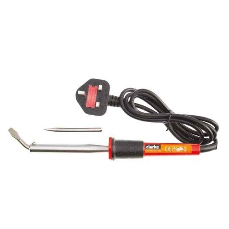 Clarke Soldering Iron 60 Watts With Replaceable Tip & Insulated Polymer Handle