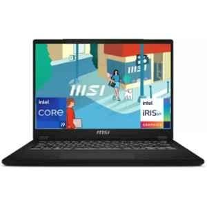 MSI Modern 14H D13MG-071IN Classic Black Laptop with 13th Gen Intel Core i9 13900H 16GB/1TB SSD Win 11 Home & 14 inch FHD+ IPS Display, 9S7-14L112-071